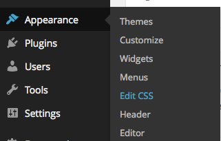 Edit CSS in Jetpack