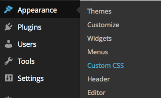 Edit CSS With Simple Custom CSS Plugin